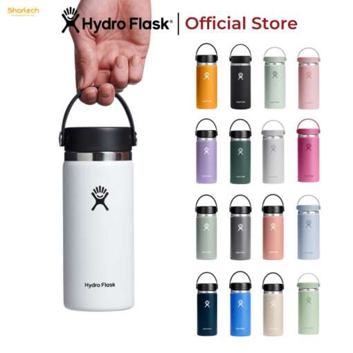 Bình Giữ Nhiệt Hydro Flask Wide Flex Cap 16 oz 473ml chính hãng, giữ nhiệt tốt, an toàn cho sức khỏe