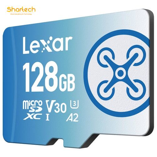 Thẻ nhớ microSDXC 64GB/ 128GB/ 256GB Lexar FLY, lưu video 4K, tốc độ đọc 160MB/s, Bảo Hành 5 năm